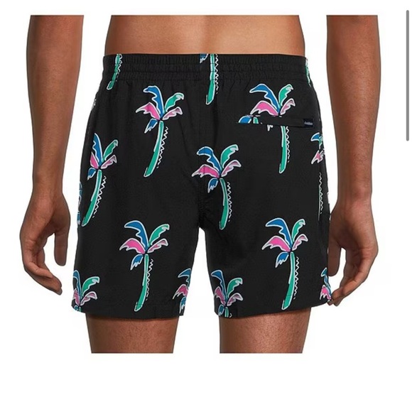 Chubbies Havana Nights Black Swim Trunks - Picture 2 of 9